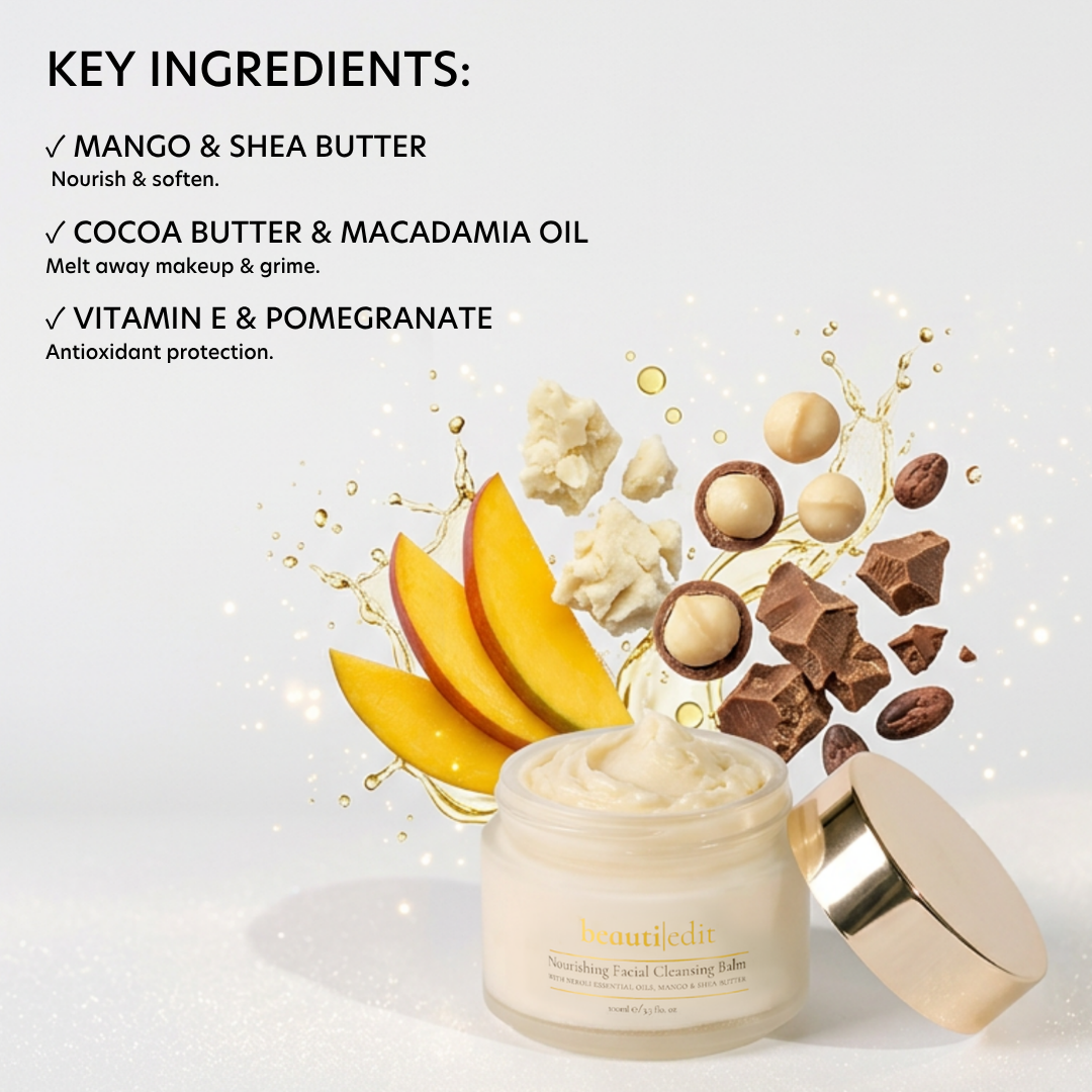 BeautiEdit Facial Cleansing Balm – Luxury Cleanser for Glowing Skin